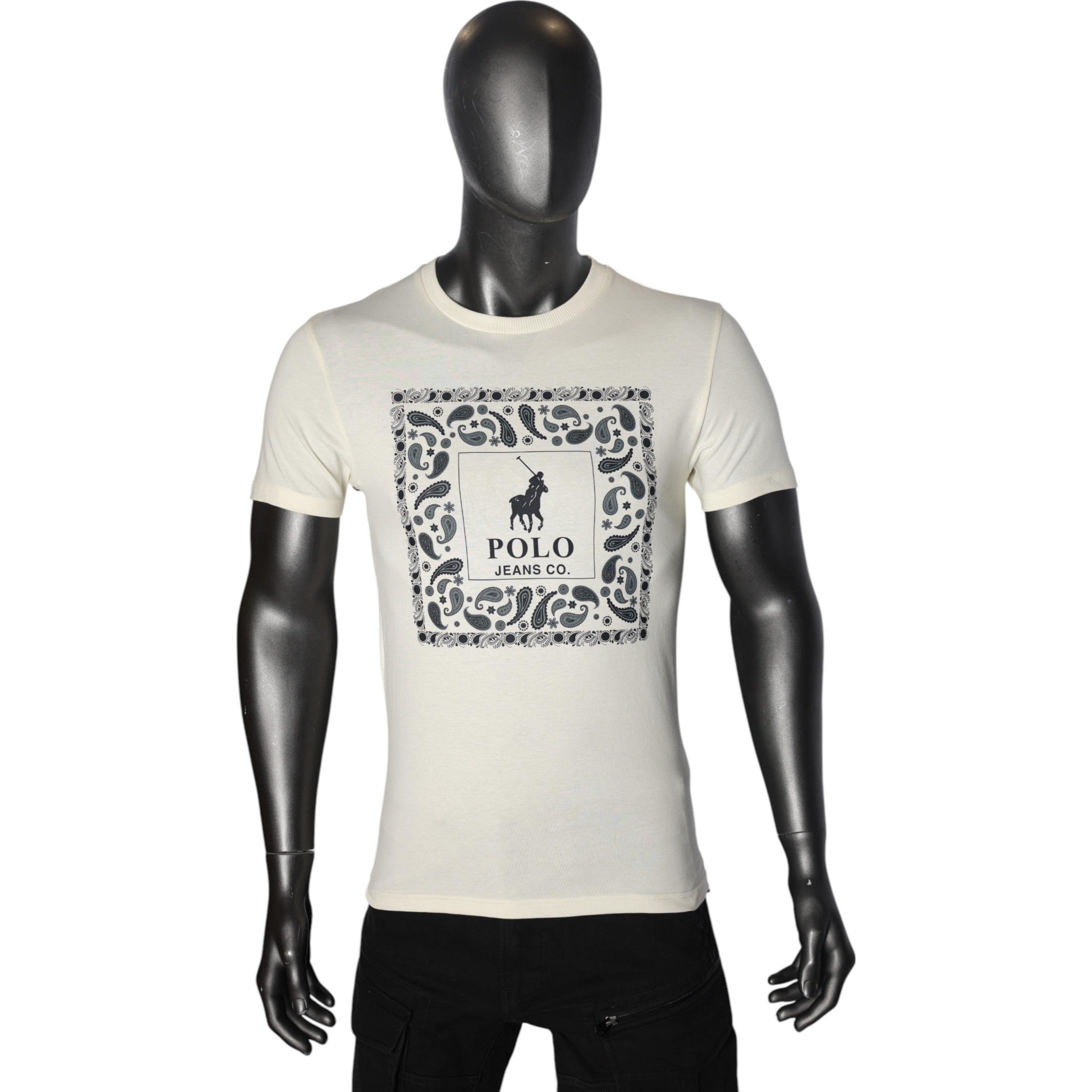 Polo T-Shirt Pjc Block Logo Off-White